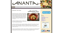 Desktop Screenshot of anantathaifood.com